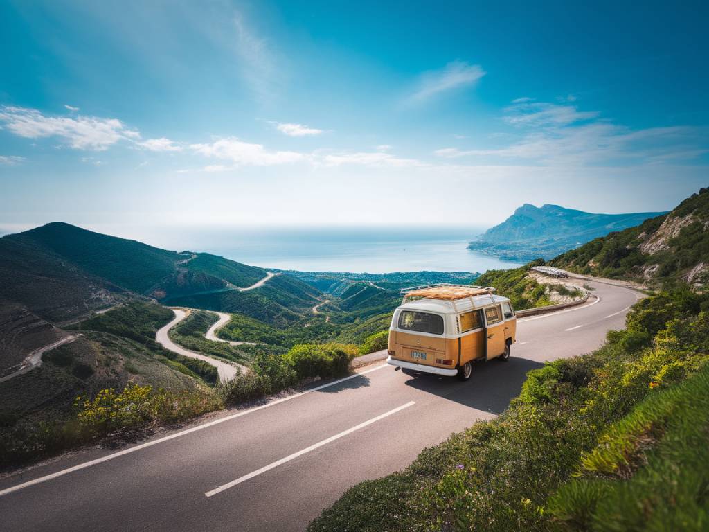 « Road trip en van : le meilleur itinéraire pour découvrir la Côte d’Azur autrement »