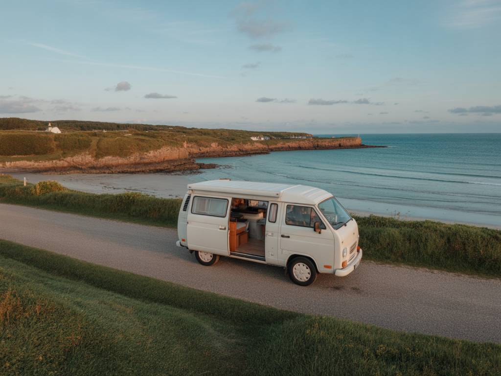 Camper en van sur la côte bretonne : les plus beaux itinéraires entre terre et mer