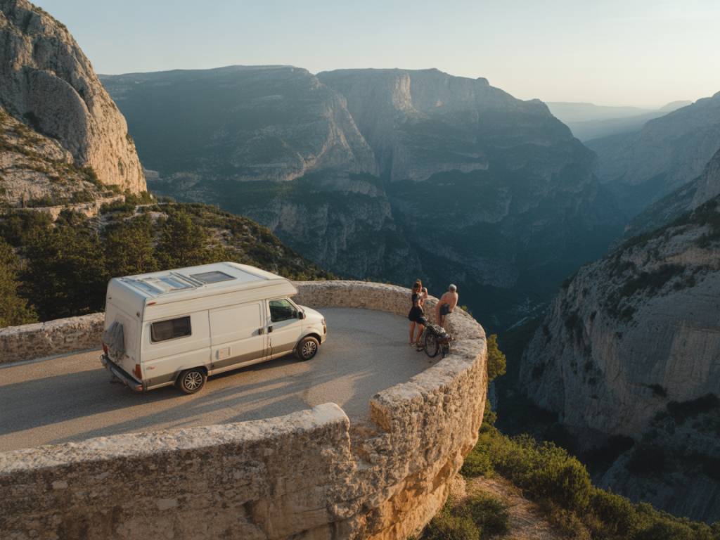 Camper en van dans les gorges du Verdon : nature spectaculaire et sensations fortes